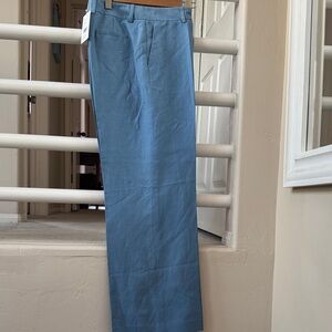 Lafayette 148 New York Women's Blue Wide Leg Pants NWT